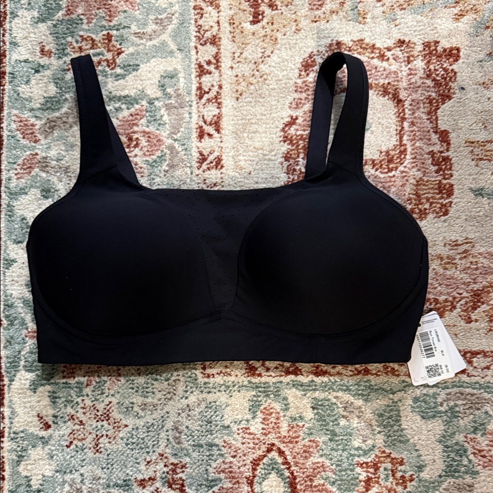 Women's Black Lululemon Run Times Bra